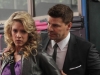 BONES:  Booth (David Boreanaz, R) takes a suspect (guest star Suzanne Quast, L) into custody in the